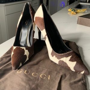 Gucci Malaga Kid Pony Heels Size 41